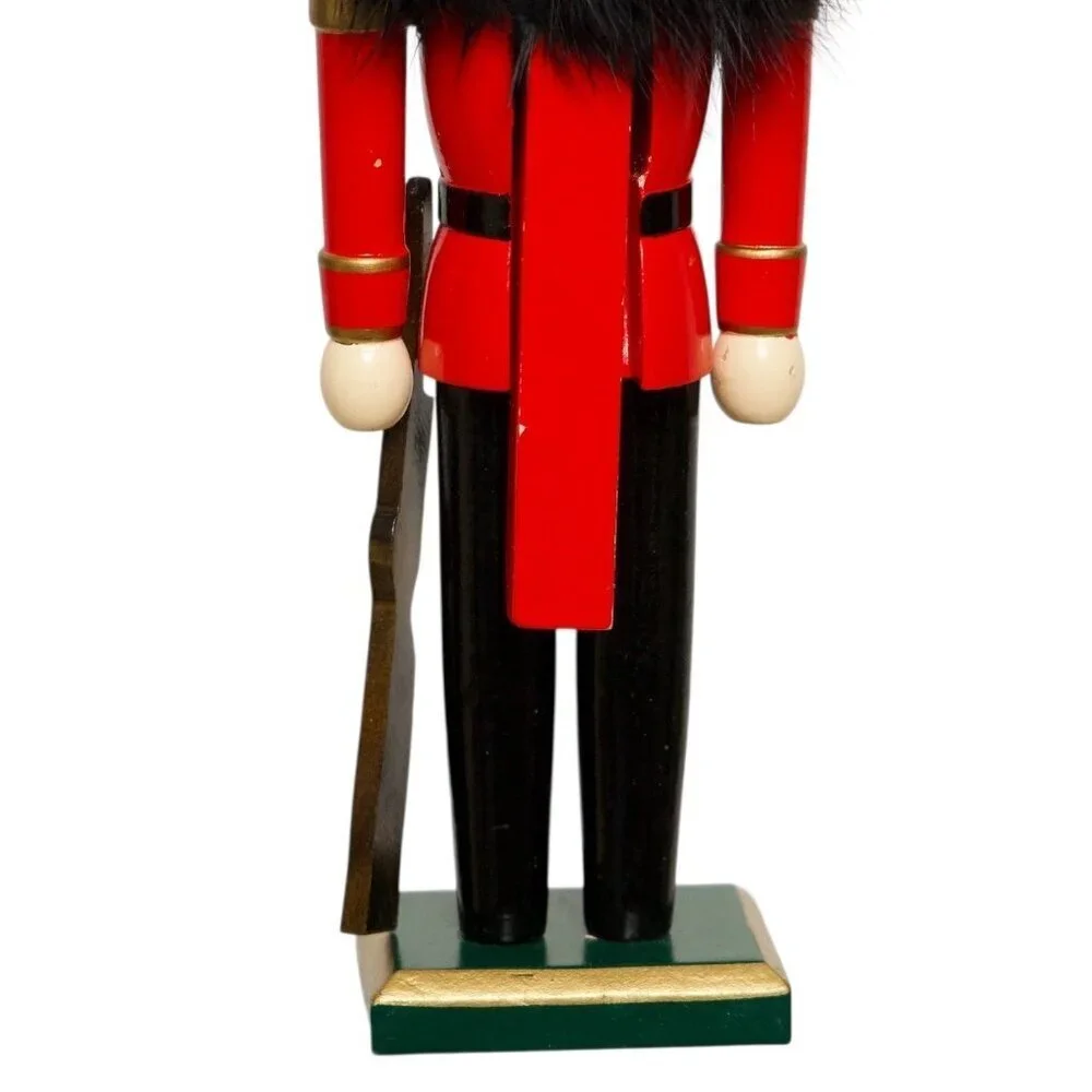 Holiday Nutcracker Figurine Wooden Christmas Decor 9.5
